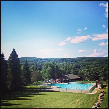 Camp Sloane pool view