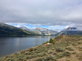 The view at Twin Lakes
